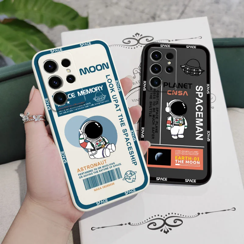 Cosmic Explorer Phone Case with Astronaut Design