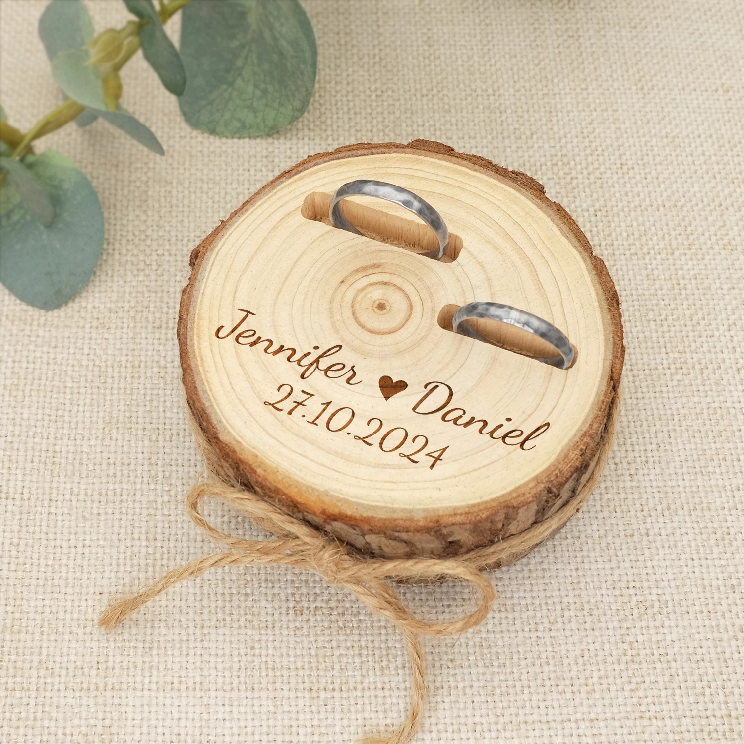 

Custom Wedding Ring Box Personalized Wooden Wedding Rings Box Rustic Wedding Box Engagement Ring Holder Proposal Ring Pillow