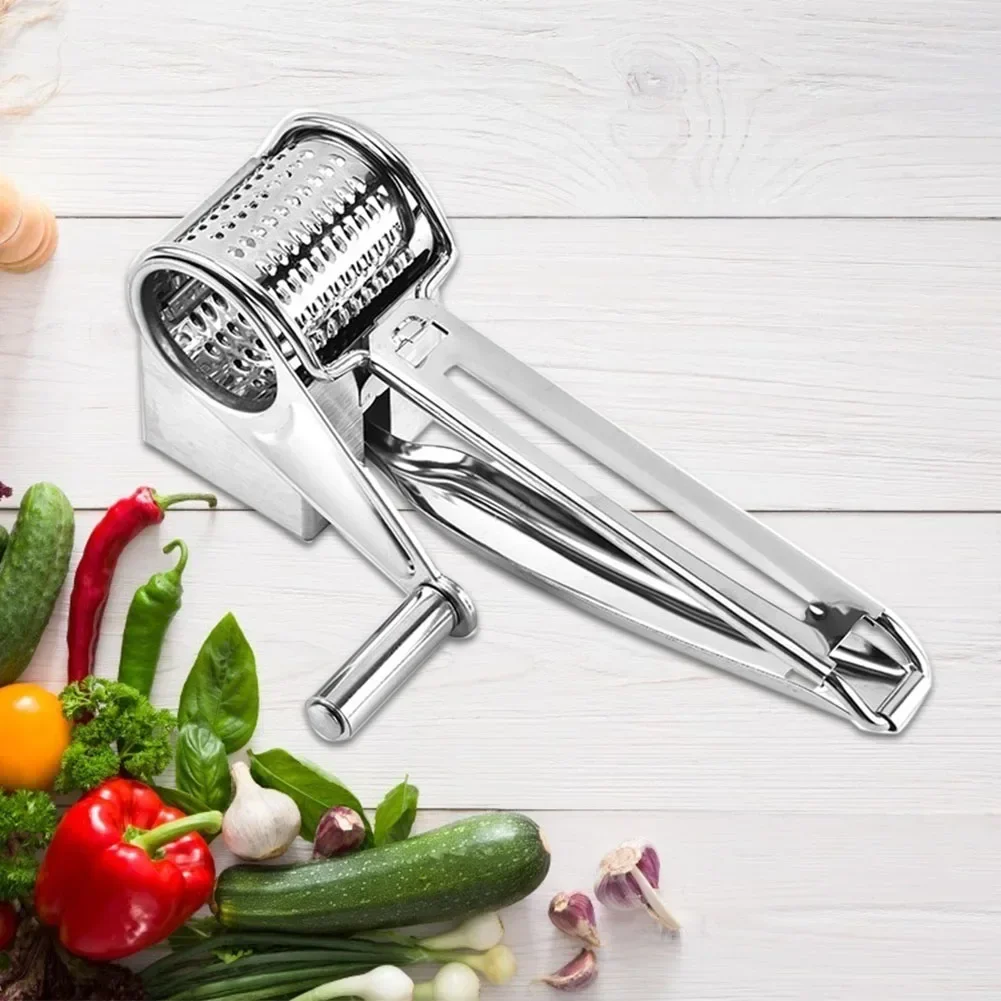 Multi-function Planer Rotary Cheese Grater Chocolates Shredder Stainless Steel Cutter Grinder Home Kitchen Accessories