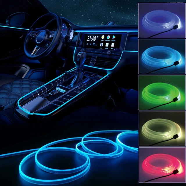 3M/4M/5M LED Light Strip Car Interior Neon Atmosphere Light Dash Board  Light USB