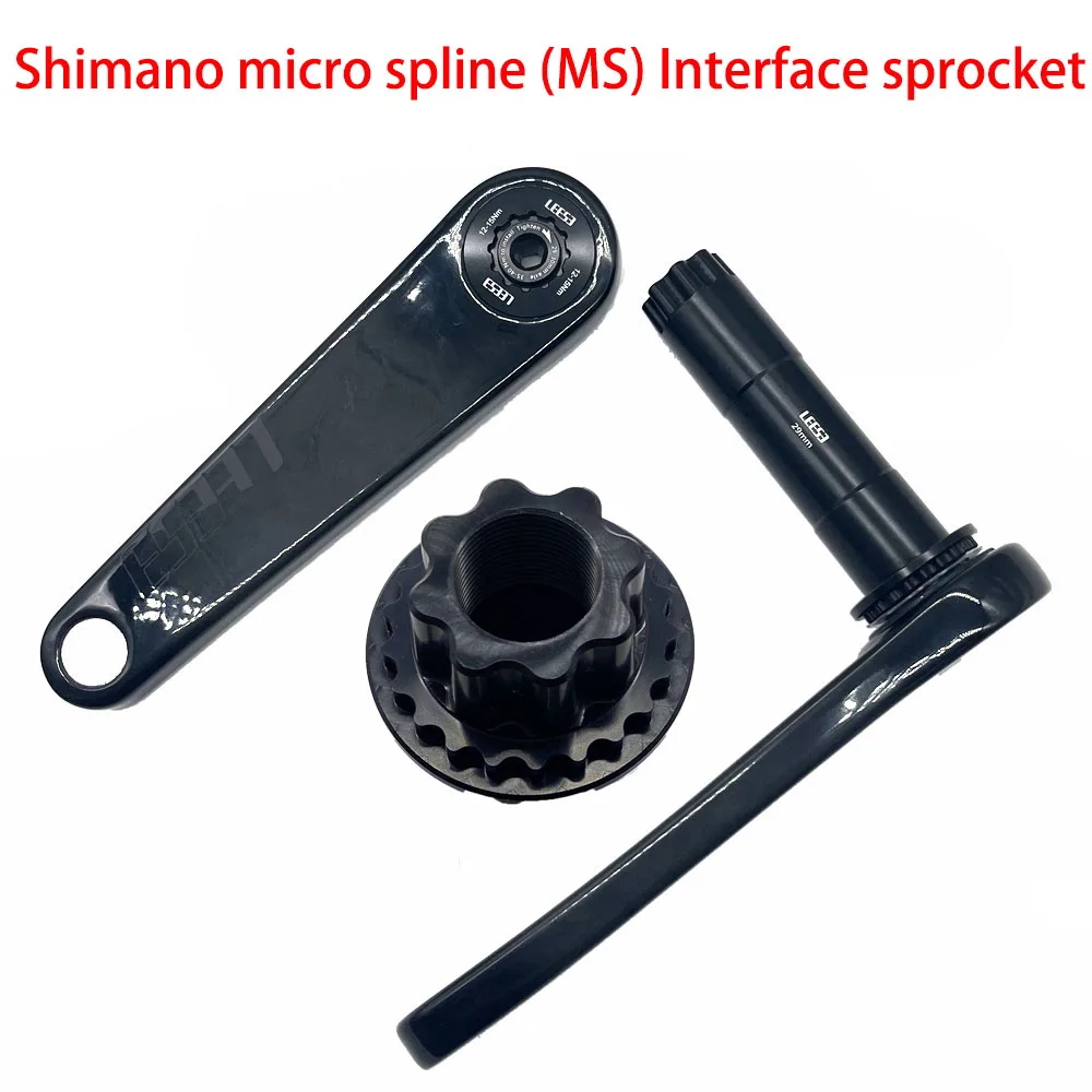 LEESE LSE-C01 、カーボンファイバークランク超軽量ロード砂利バイク