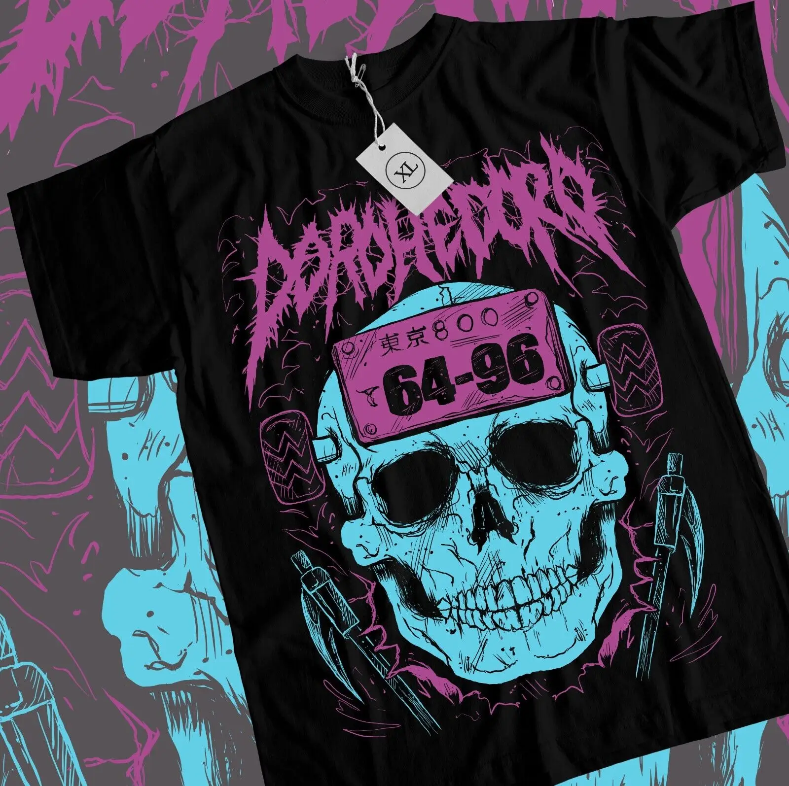 

Dorohedoro Ebisu T-shirt Noi Kaiman Nikaido Horror Anime Black Shirt All Size