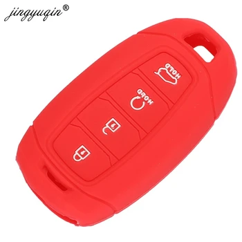 Keyforkess 30pcs Silicone Car Key Case For Hyundai i30 Ix35 Solaris Azera Elantra Grandeur Ig Accent Santa Fe Verna Fob Cover - jingyuqin 30pcs Silicone Car Key Case For Hyundai i30 Ix35 Solaris Azera Elantra Grandeur Ig