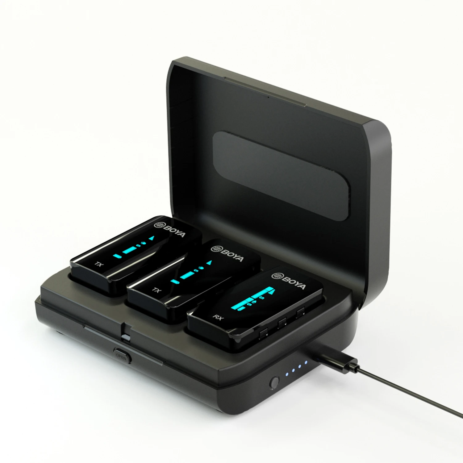 Wireless Boya Microphone Case | Charging Box Case | Boya By