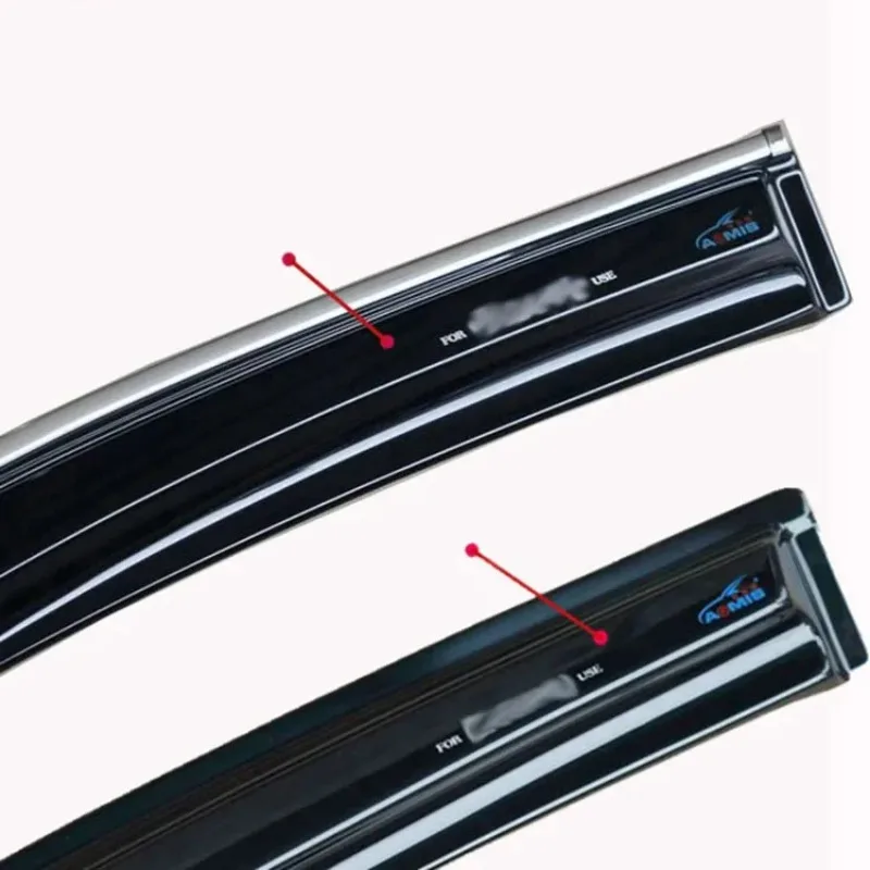 Car Window Visors Vent Gard 3D Mugen Style For Honda Accord Civic 2008-4Pcs