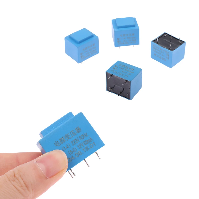 Power Transformer pcs Encapsulated Transformer 0.5W 220V To 12V Power Mini Sealed Type Plug In PCB Board 4 Pin Waterproof Encapsulated Transformer
