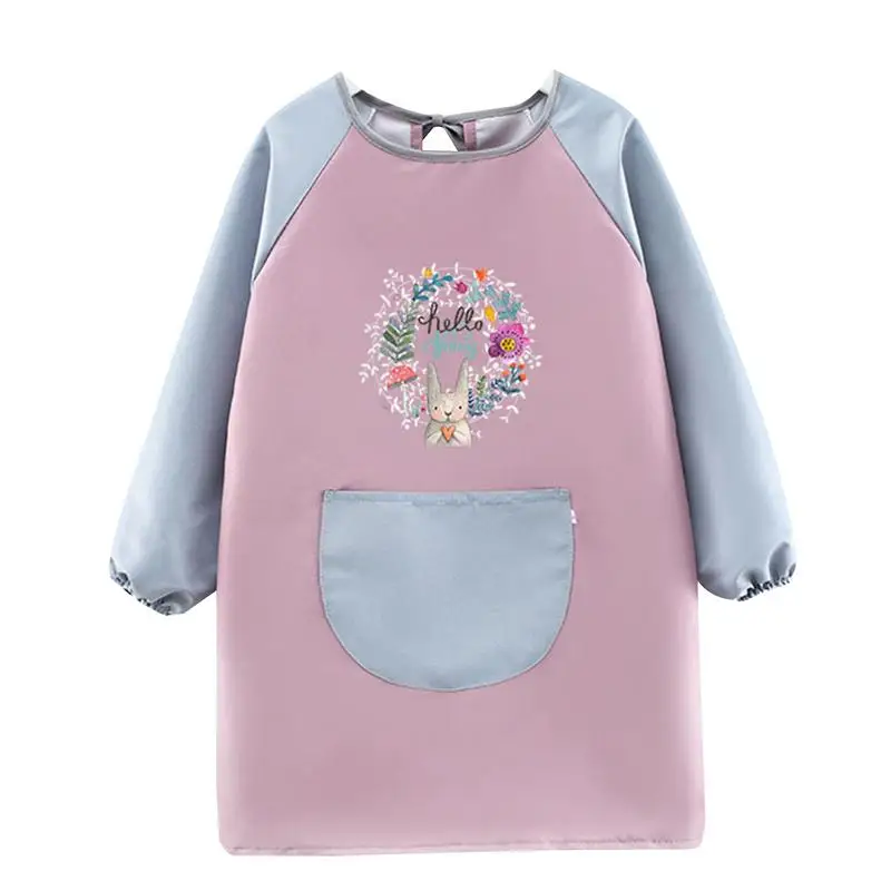 

Kids Smock Washable Painting Smock Kids Painting Smocks For 8 To 10 Year Old With Long Sleeve And Large Pockets