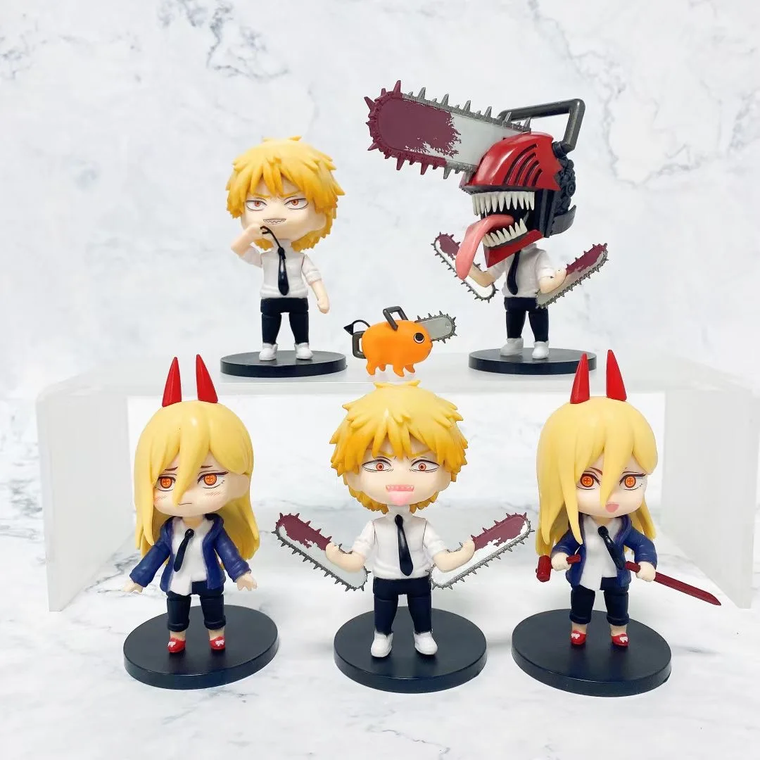 Buy Chainsaw Man Different Characters Themed Action Figures (Set of 6