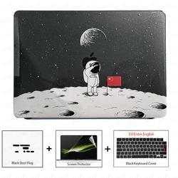 Sleek Laptop Case with Dust Plug, Screen Protector & Keyboard Cover for MacBook neo 13 2026 (1457 Black EU)