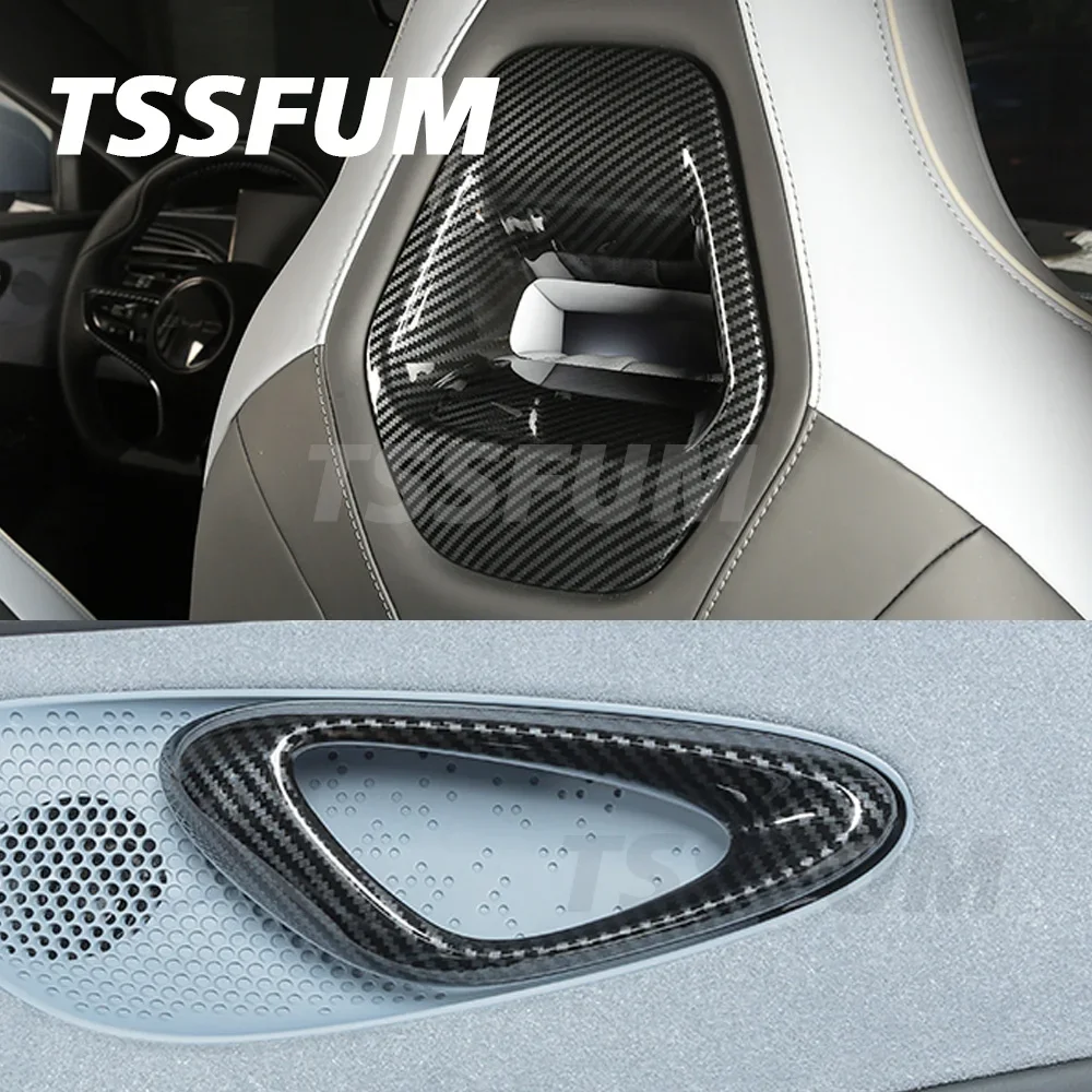 Accessoires En Fiber De Carbone ABS Pour BYD SEAL EV DM-i 2022 – 2024, Plaque De Protection De Seuil De Porte, Cadre De Pédale De Bienvenue, Couverture De Protection, Garnitures De Voiture