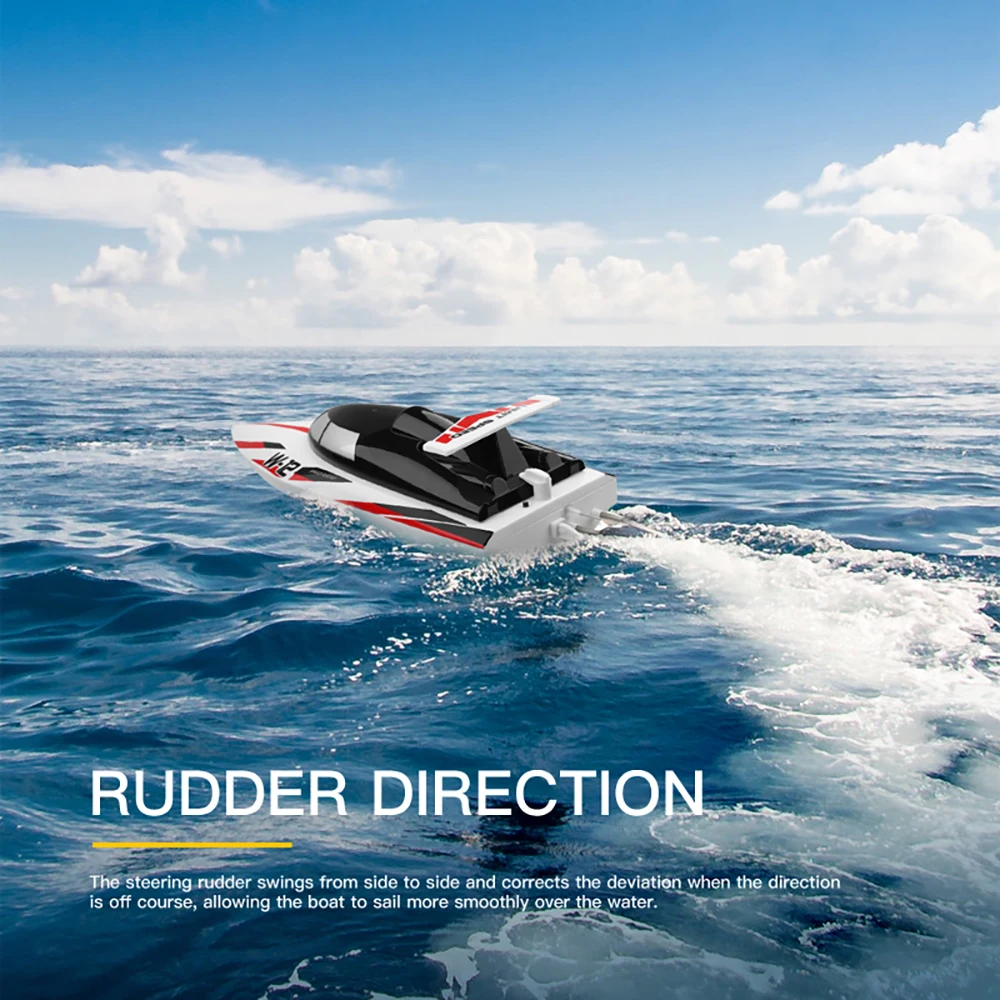 Bateau RC 35 km/h auto-redressement 2.4G - Vert