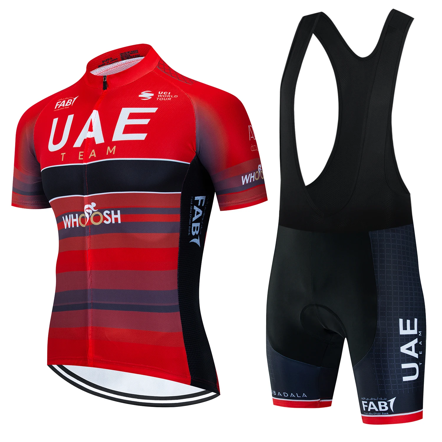 Cycling Jersey UAE Team 2023 Set Men Cycling Clothing Road Bike Shirts