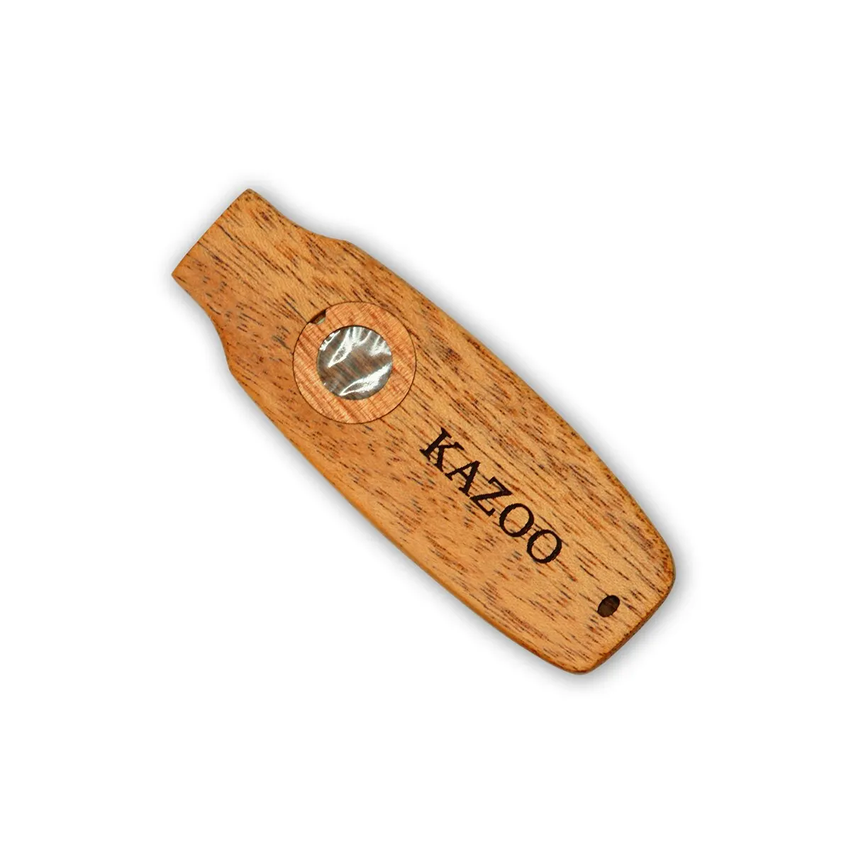 Kazoo In Legno Vintage Con 4 Membrane - Strumento Musicale Portatile Per Bambini E Registrazione - Foto 5