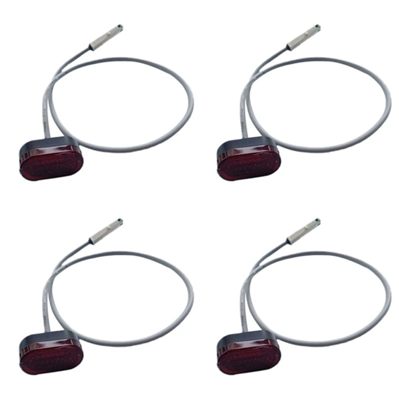 

4X Electric Scooter Tail Light Warning Lamp LED Rear Light For Ninebot MAX G30