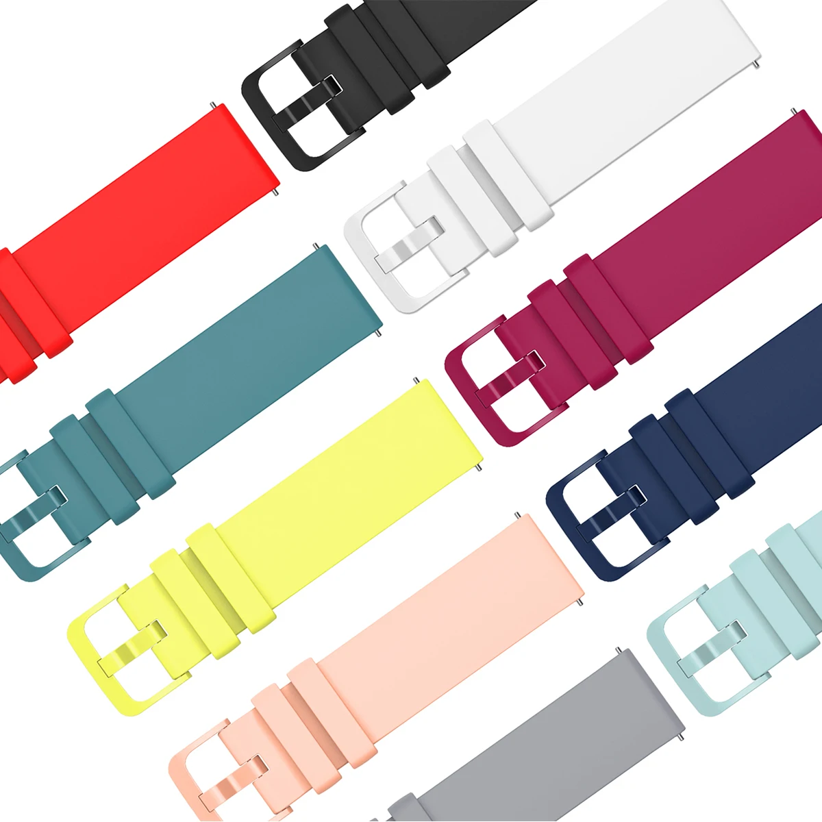 Versatile Silicone Watch Band - Adjustable Strap