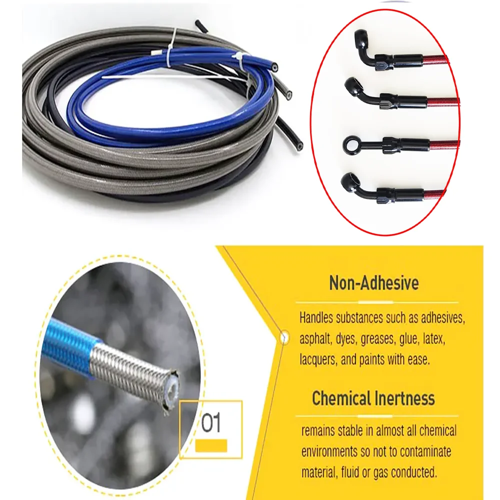 バイクのブレーキライン オートバイ編組ブレーキホースライン スチールブレーキケーブル 油圧クラッチオイルパイプライン 28°-28° スズキ ATV  ブレーキケーブル黒 400 に 2200 ミリメートル油圧ブレーキホースドットオイルパイプライン編組ケーブル 10 バイクホース 油圧 ... バイクホース シルバー ATV 200-2200MM 編組ケーブル 10mm バンジョーパイプ オートバイ油圧ブレーキホースライン