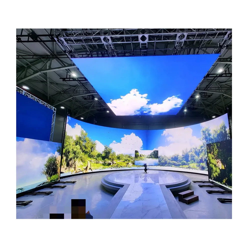 

Curved LED Video Wall Virtual Production LED Display Stage Background LED Screen P2.6 LED Panel