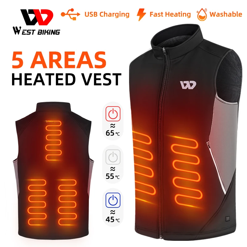 Unisex Waterproof Thermal Heated Vest Jacket Outdoor Zip Up Heating  Waistcoat upper body massage shawl vest - AliExpress