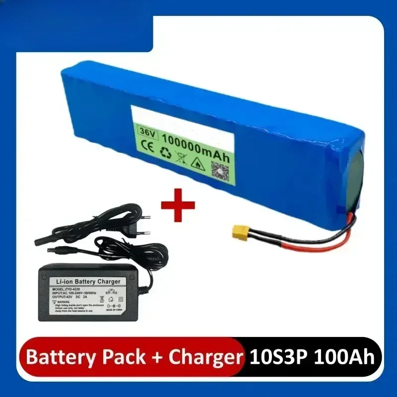 Versand nach Frankreich 36V 100000mAh 18650 Lithium-Akku 10s3p 100000mAh 1000W 42V Elektroroller-Akku mit Batteriepack – Detail 2