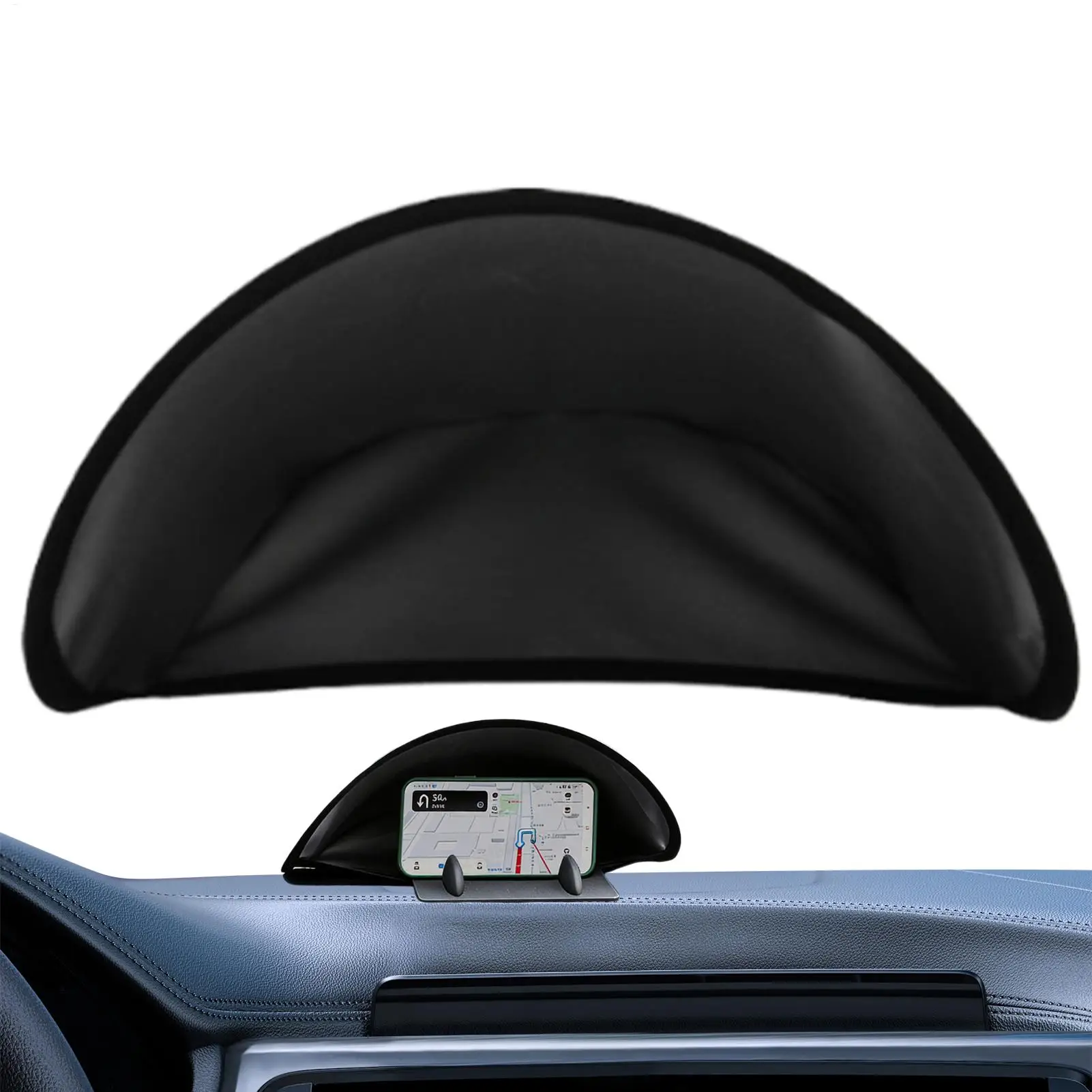 Foldable Anti-Glare Heat Resistant Car Phone Sun Shield
