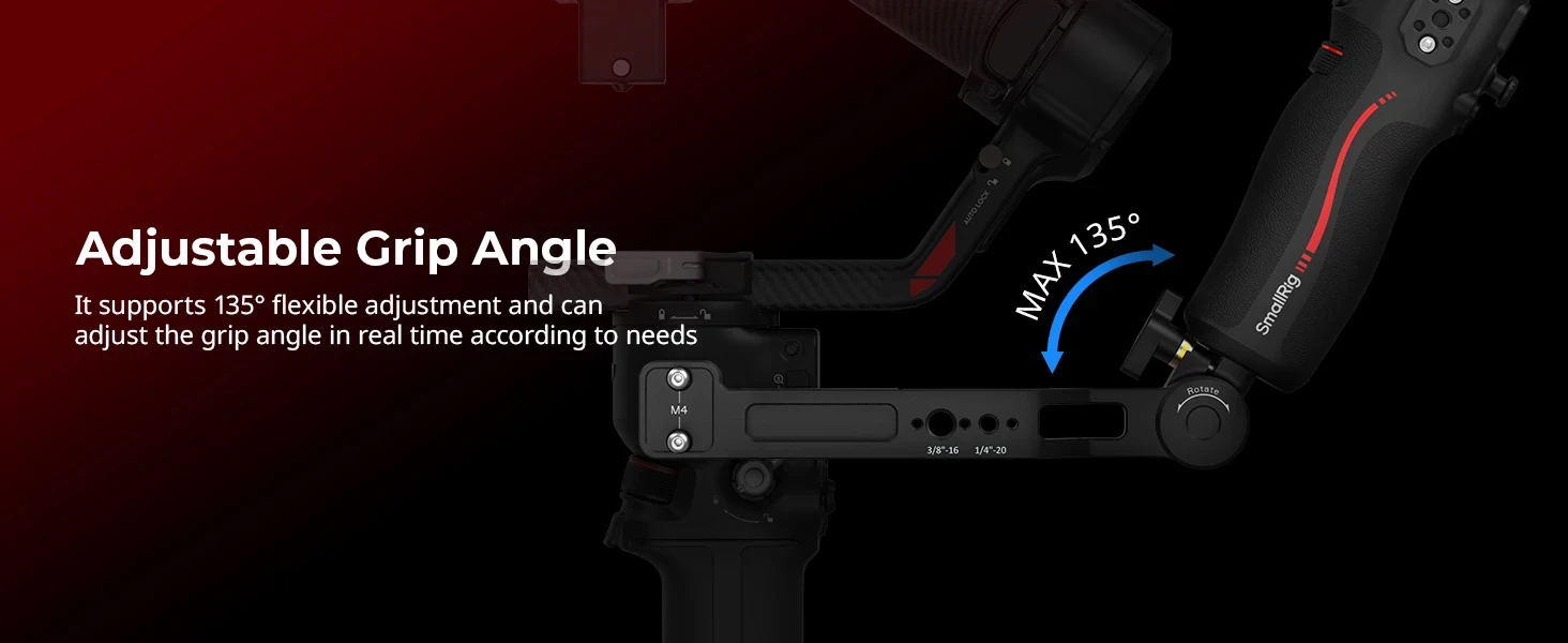 SmallRig Focus Control Handle /Dual Handle for DJI RS 2 /RS 3 Pro /RS 4 /RS 4 Pr