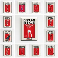 ⁦لوحات كانفاس جدارية واقعية ومودرن لنجوم كرة القدم | Modern Realistic Football Stars Canvas Wall Art⁩ - الصورة ⁦2⁩
