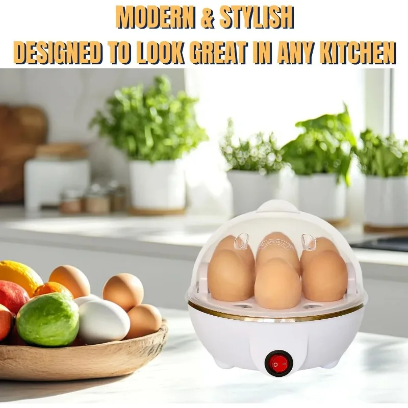 Fogão De Ovos De 2 Camadas Grande Capacidade 14 Ovos Rápido Elétricodesligamento Automático Para Ovos Cozidos Ovos Escalfados,