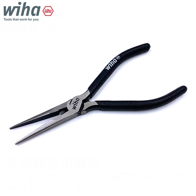 Wiha 43533 Precision Needle Nose Pliers 160mm Multifunctional