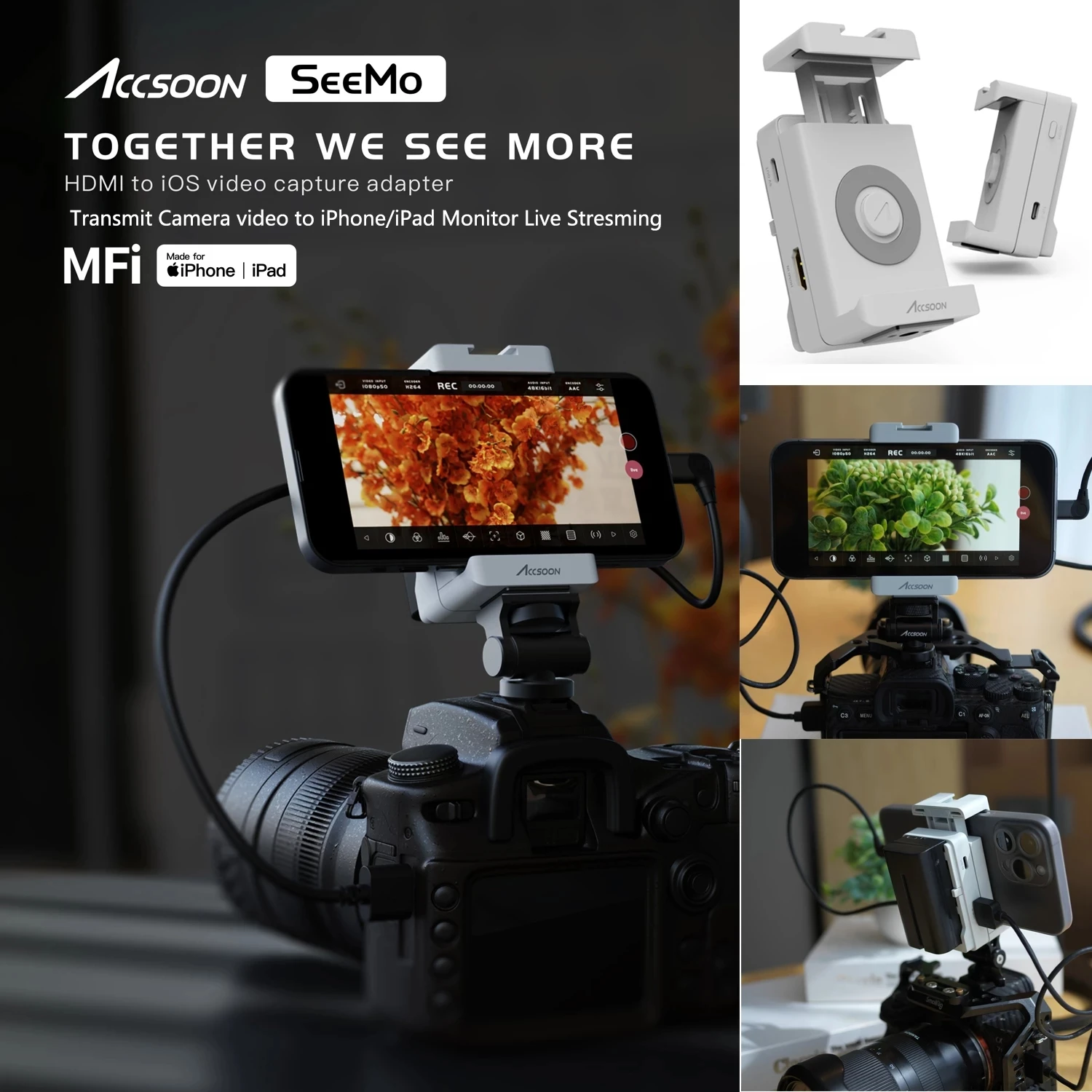Convierte tu iPhone en un monitor y grabador de cámara: probamos el Accsoon  SeeMo 