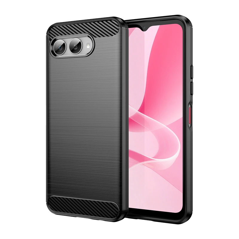 For T-Mobile T Phone 3 Case Soft Silicone Carbon Fiber Back Cover T-Mobile T Phone 3 Pro Phone Case For T-Mobile T Phone 3 Case