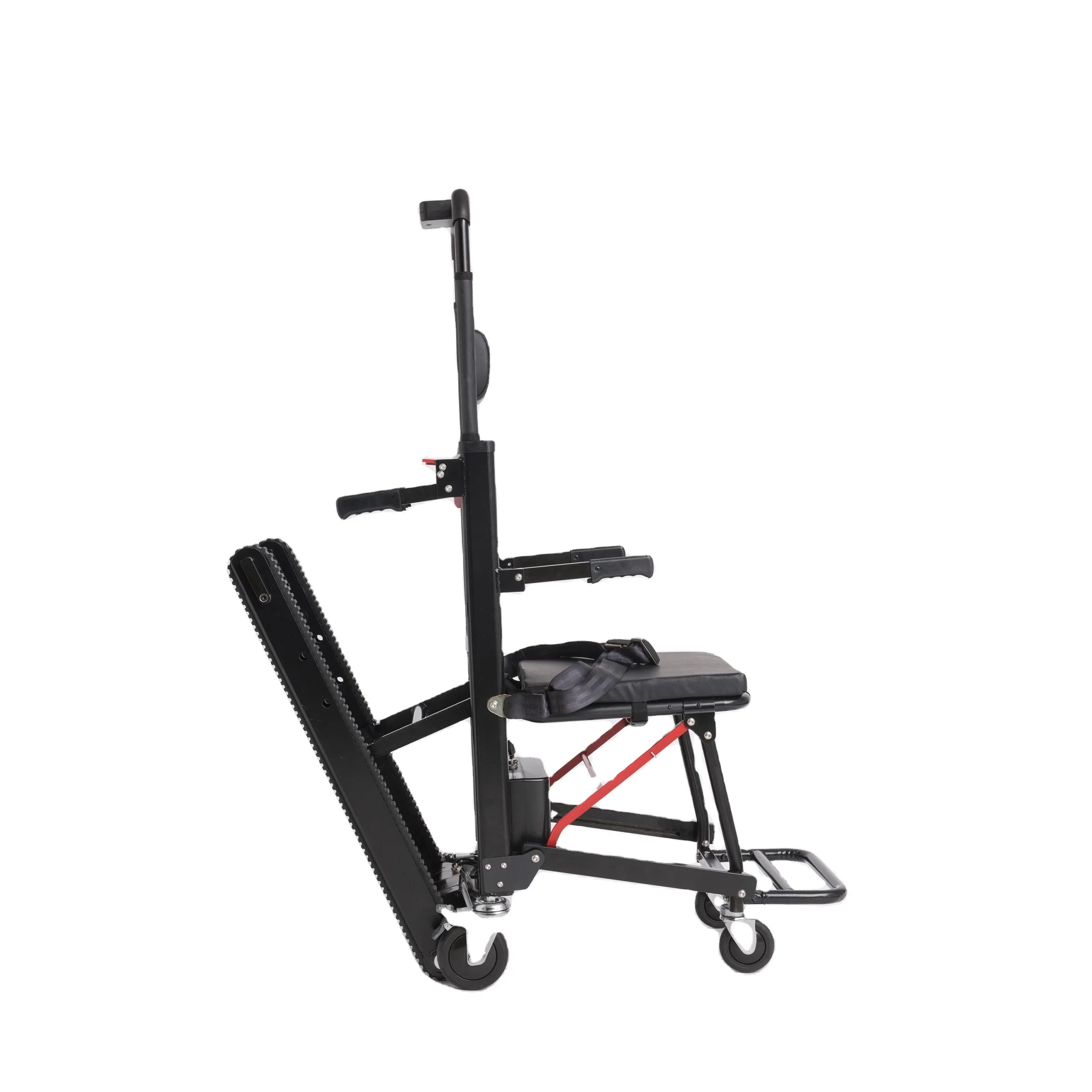 

Handicapped stair climbing electric standing wheel chair with joystick controller