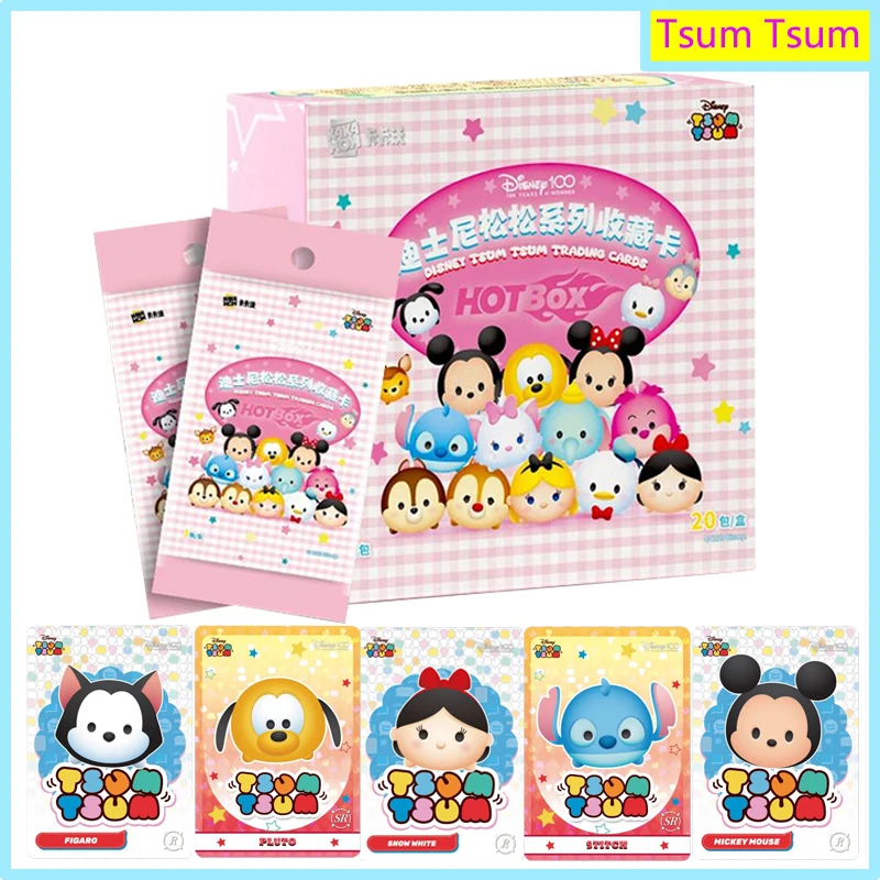 

Disney Tsum Tsum Character Collection Cards Anime Frozen Booster Box Elsa Rare Limited Series Peripheral Kids Birthday Gift Toys