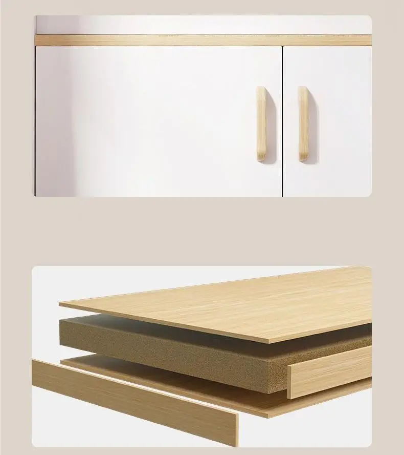 منظم تخزين خشبي فاخر بأدراج