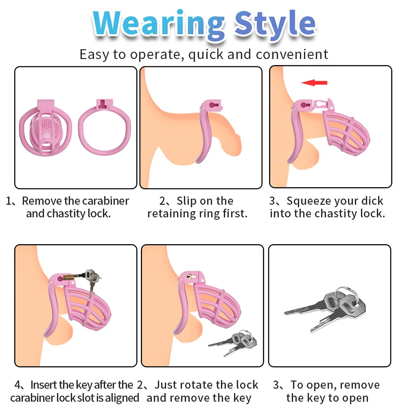 Male Chastity Cage Erotic Urethral Lock Sex Toys Device Penis Ring Male with 3 Size SM Products Cage Chastete Penis Sleeve Sissy