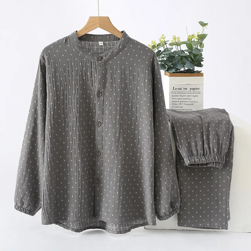 Pajamas For Couples Pijama Sets 2023 Autumn New Pure Cotton Sleepwear Suit Two-Piece Set Wedding Night Clothes Sleep Wear