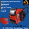 [DDP] 4-IN-1 1200W Handheld Laser Welder Fiber Laser Welder Cleaning Machine for Metal Weldings Cleaning Air Cooling Welding 1