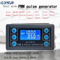 ZK-PP1K PWM Pulse Generator Dual-mode Signal Generator ZK-PP2K PWM Motor Governor Frequency Duty Cycle Adjustable Cycle Delay 2