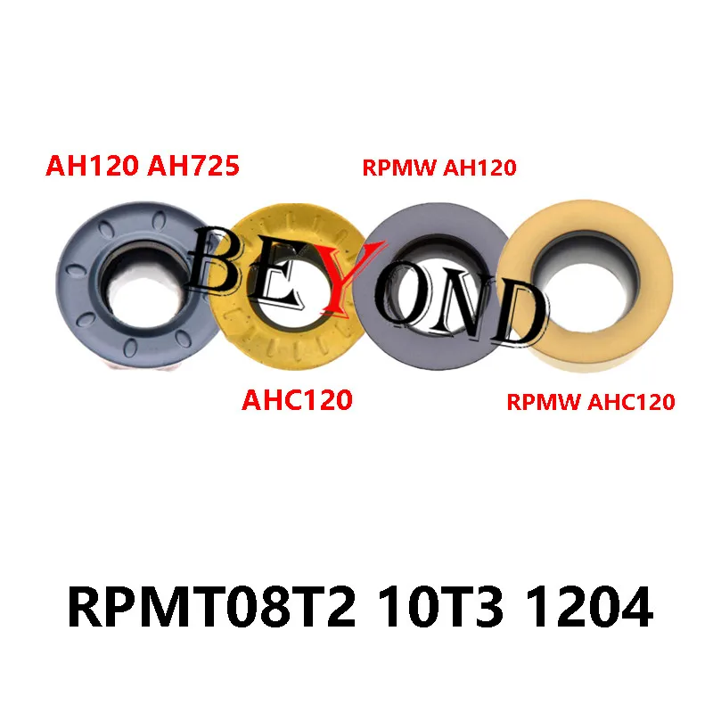 

100% Original Carbide Inserts RPMT08T2MO RPMT10T3MO-M01 AH120 RPMT1204MO-M01 AH725 AHC120 RPMW1003MO-ZI Turning Tool RPMT RPMW