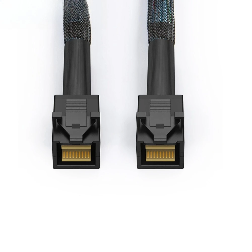ADT-Link MINI SAS HD SFF 8643 TO 8643 연장 케이블 서버용 내부 고속 케이블 길이 선택 가능 0.5M 1M