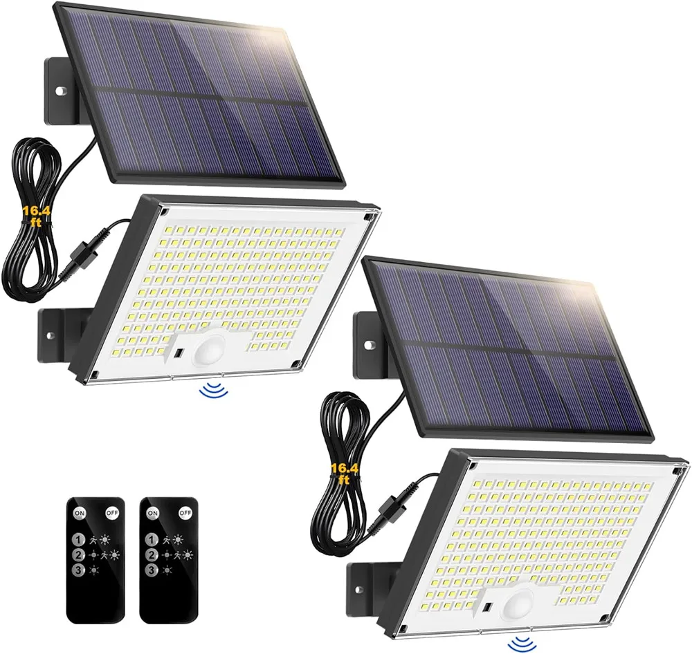 

256/172/160 LED Solar Light Outdoor LED Spotlights IP65 Waterproof Motion Sensor Human Solar Flood Security Lights 3 Modes