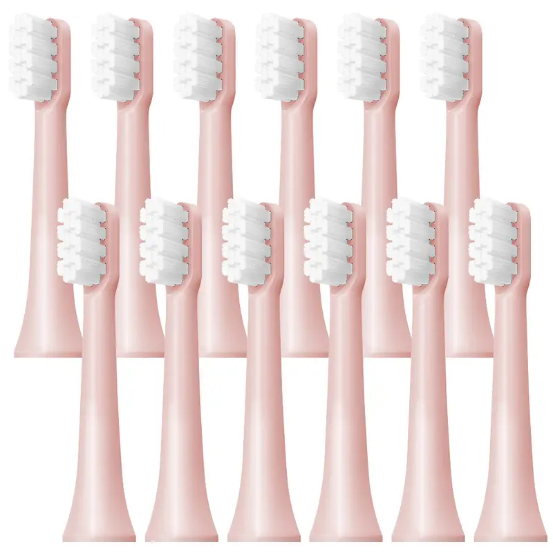 6/12Pcs Replacement Brush Heads For  MIJIA T100 Mes603 Electric Toothbrush Vacuum DuPont Soft Bristle Suitable Nozzles - Image 7