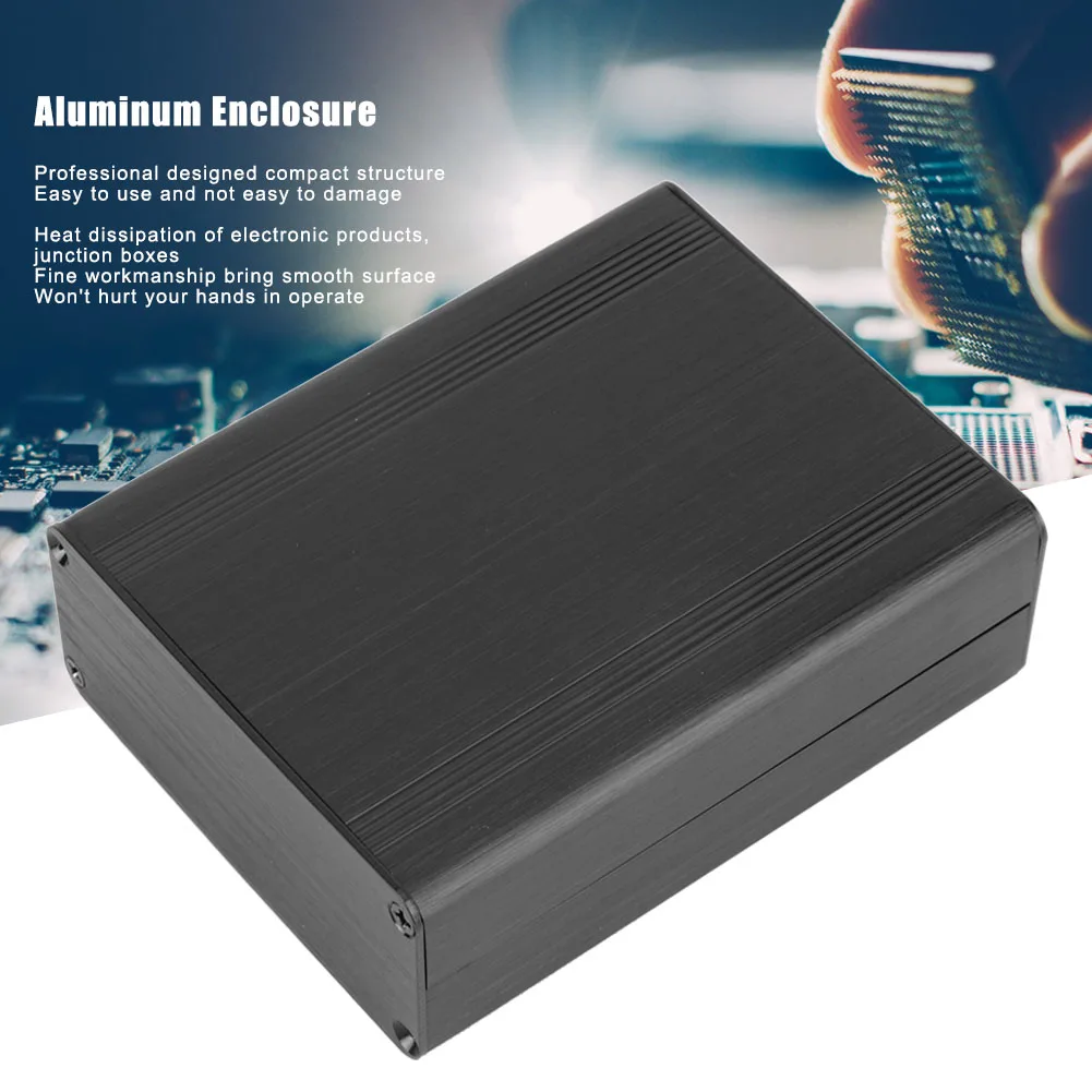 Boîtier De Boîtier D'instruments PCB Boîtier De Projet électronique Boîtiers électriques Boîtier PCB En Aluminium Extrudé 50 X 25 X 25 Mm Boîtier De Boîtier D'instruments Boîtier De Refroidissement él