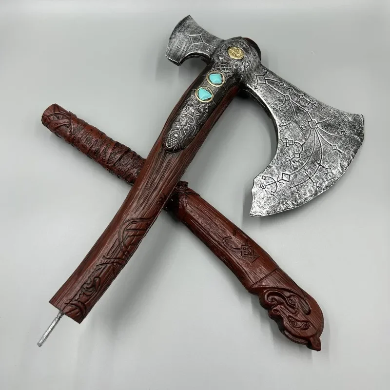 92cm God of War Leviathan Axe Weapon Model PU Material Detachable Kratos Sword Samurai Toy Weapons Anime Game Toy for Kid Gift 6