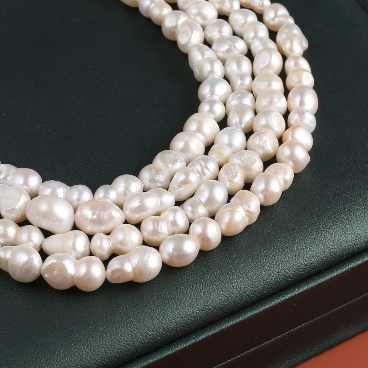 Natural Pearl Peanut Shape Exquisite Shape Elegant Appearance for DIY Jewelry Making Handmade Bracelet Necklace Length 36cm