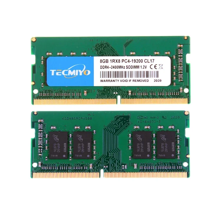 

TECMIYO 2400MHz PC4-19200 CL17 Non ECC Unbuffered 1.2V SODIMM ddr4 8gb 260-Pin Notebook Computer Memory Module Ram Upgrade