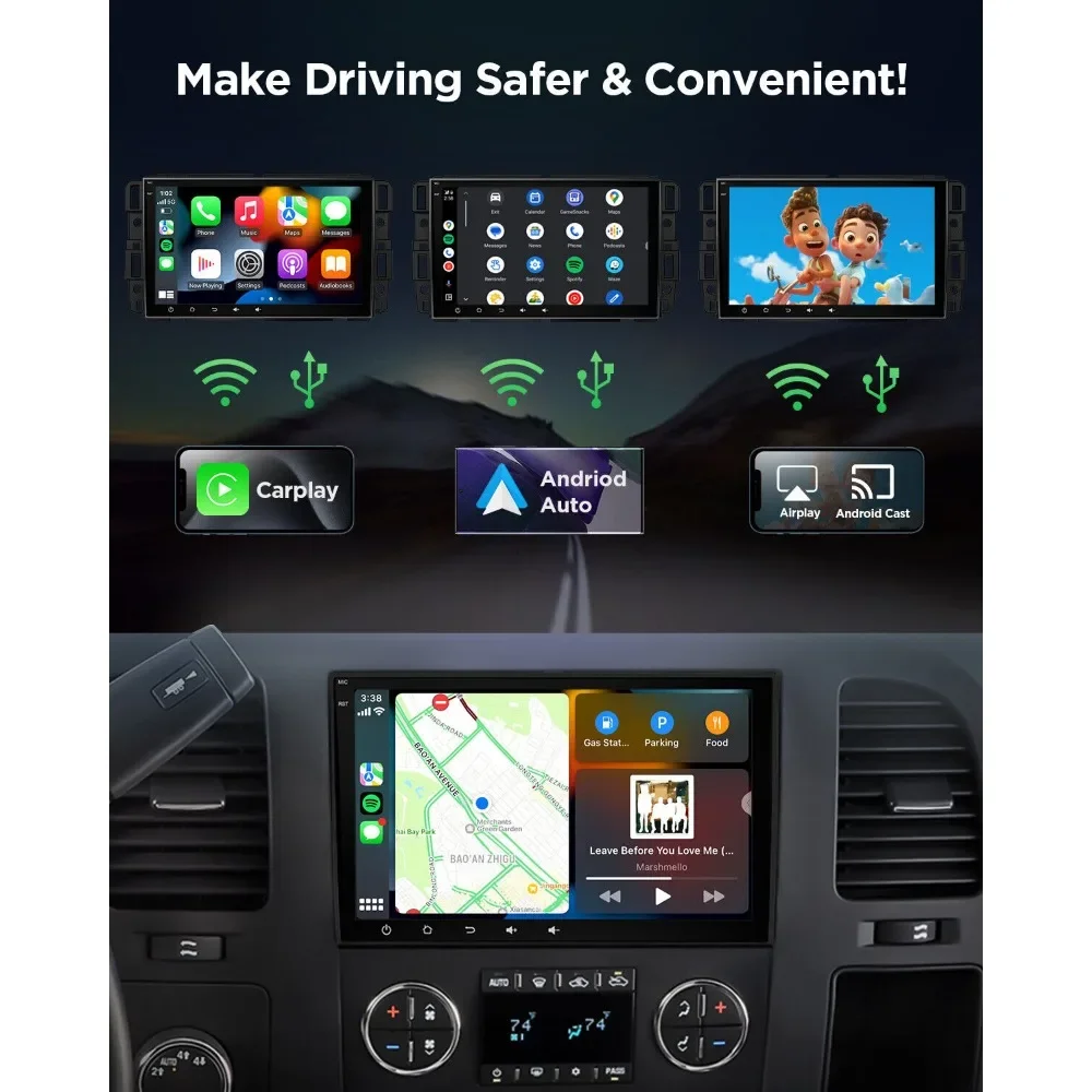 8inch Android 13 Car Stereo Radio GPS Navigation System