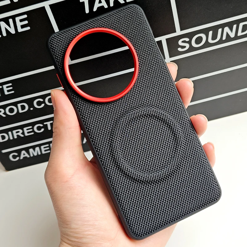 Luxury PU Leather Magnetic Wireless Charging Protective Back Cover Case