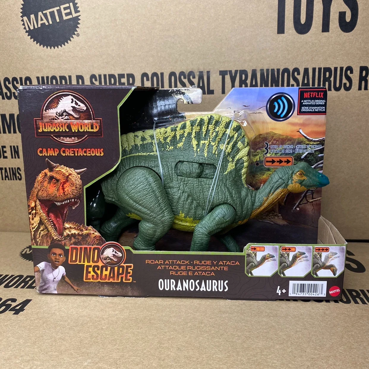 thumbnail image 1 of Juguete de dinosaurio original de Jurassic World Baryonyx Ceratosaurus Triceratops Indominus Rex Sarcosuchus Meekerorum Camp Cretácico Regalo, 1 of 5