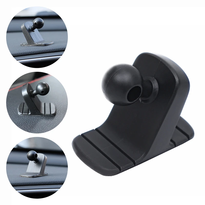 

Portable Car Phone Holder 17mm Ball Head Holder Base Dashboard Anti-skid Fixed Air Vent Stand for Auto Phone Bracket Accessories