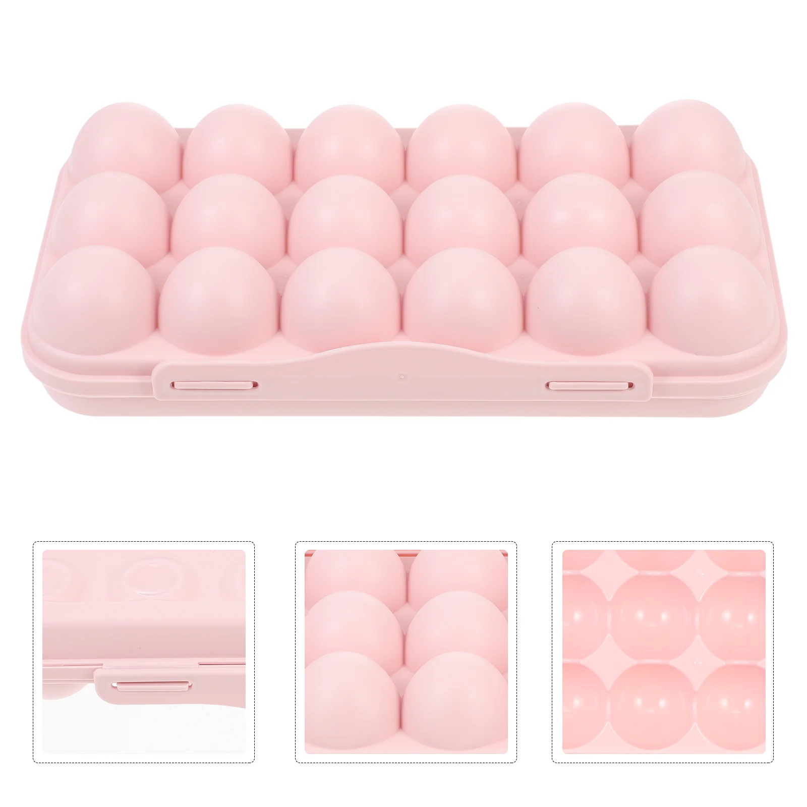 Eighteen Egg Case Plastic Container Lid Deviled Egg Container Egg